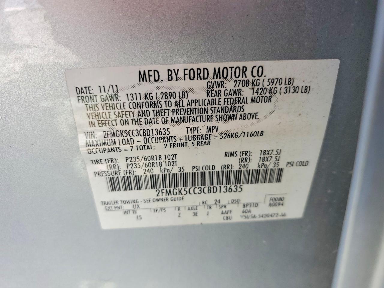 2012 Ford Flex sel