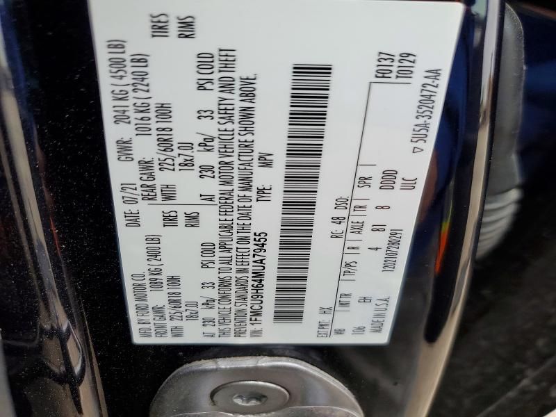 2021 Ford Escape sel