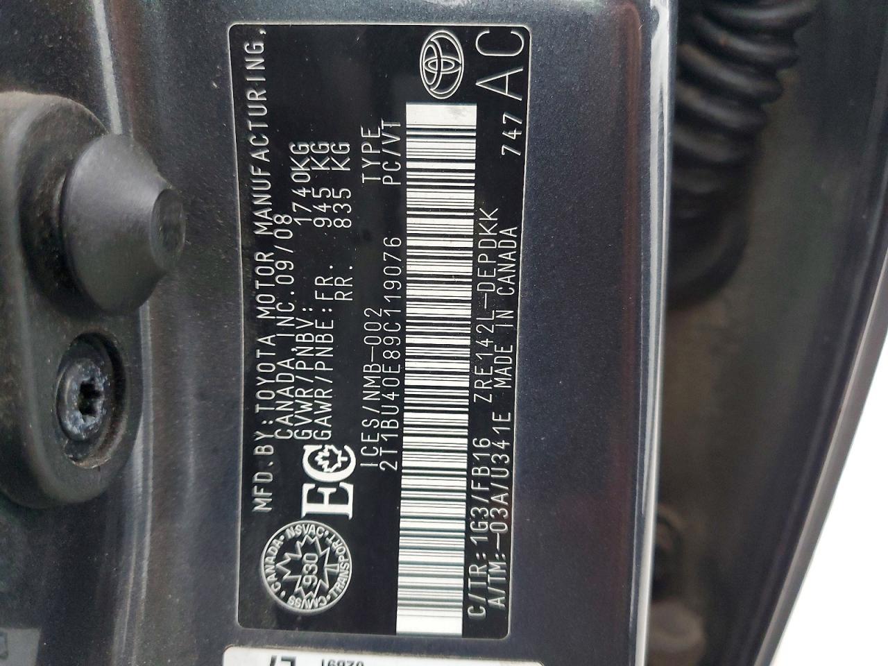 2009 Toyota Corolla Base