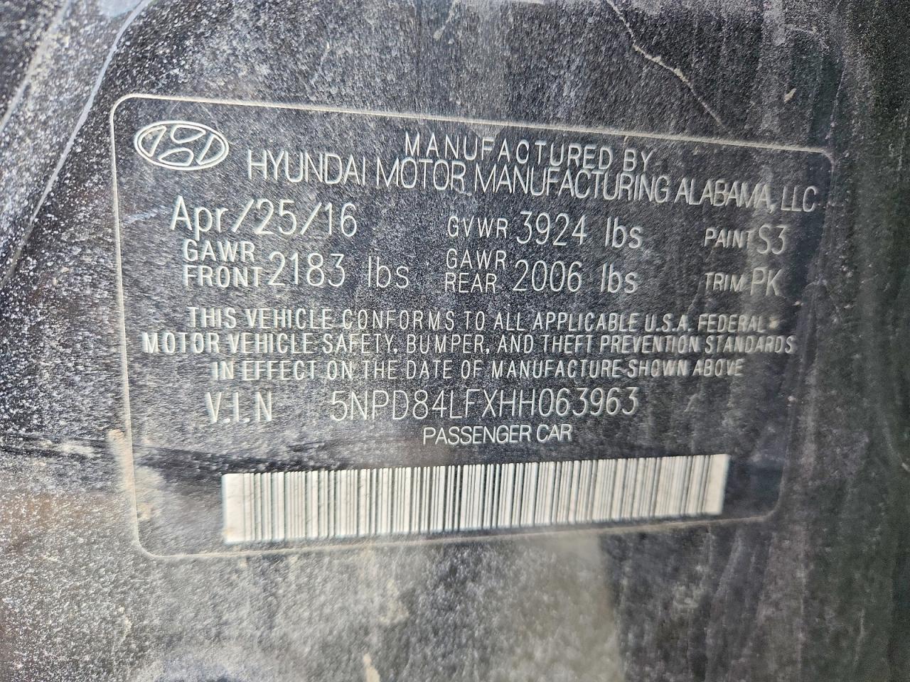 2017 Hyundai Elantra se