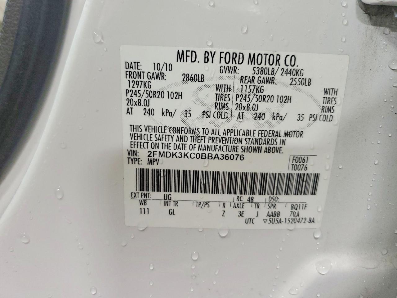 2011 Ford Edge Limited