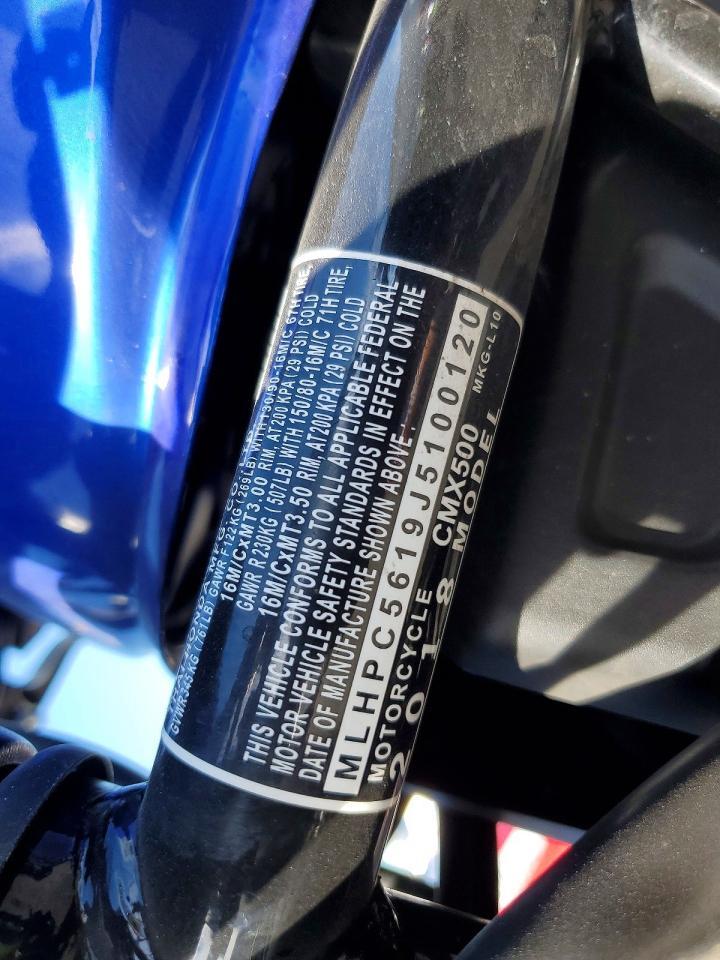 2018 Honda CMX500