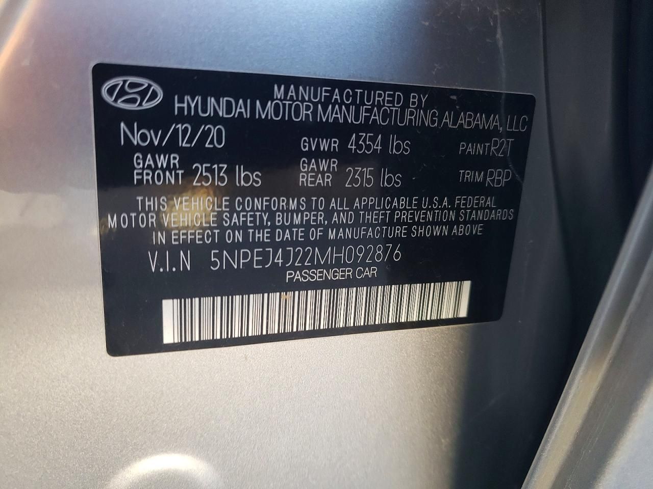 2021 Hyundai Sonata sel Plus