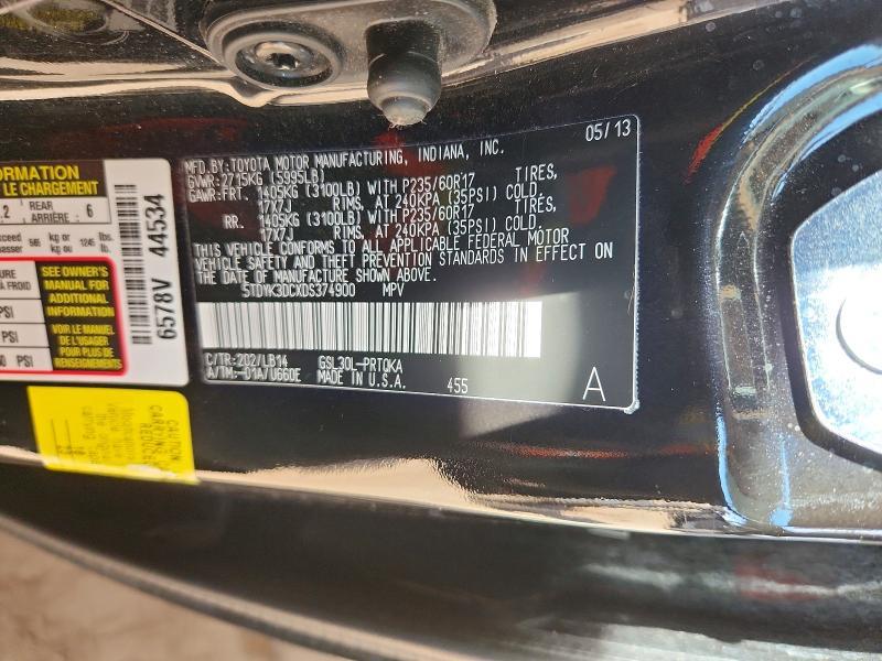 2013 Toyota Sienna xle