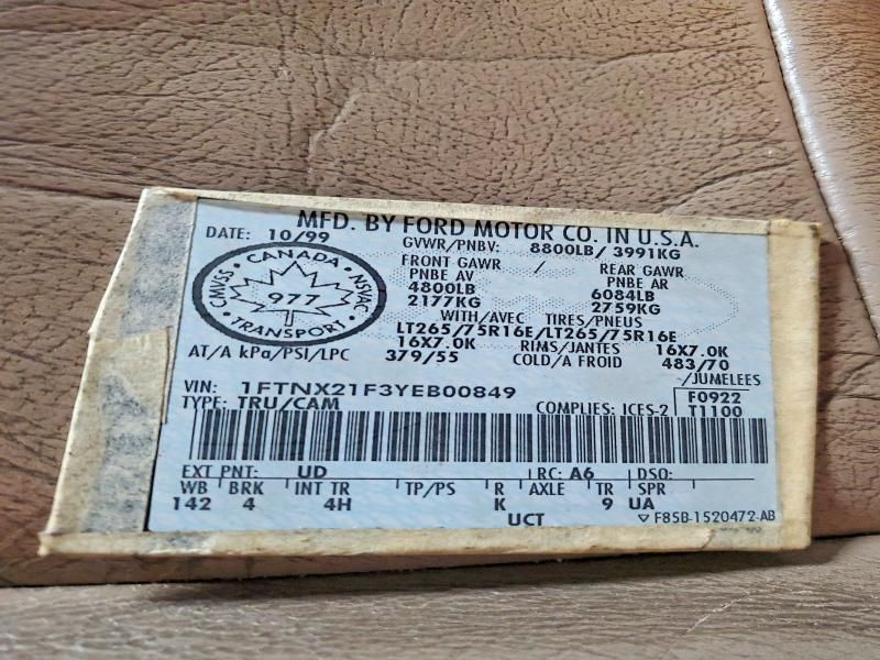 2000 Ford F250 Super Duty