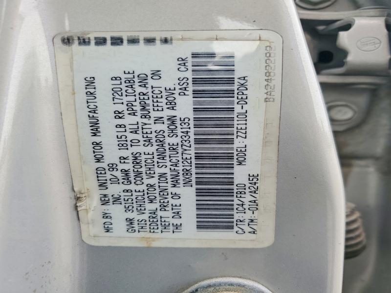 2000 Toyota Corolla ve