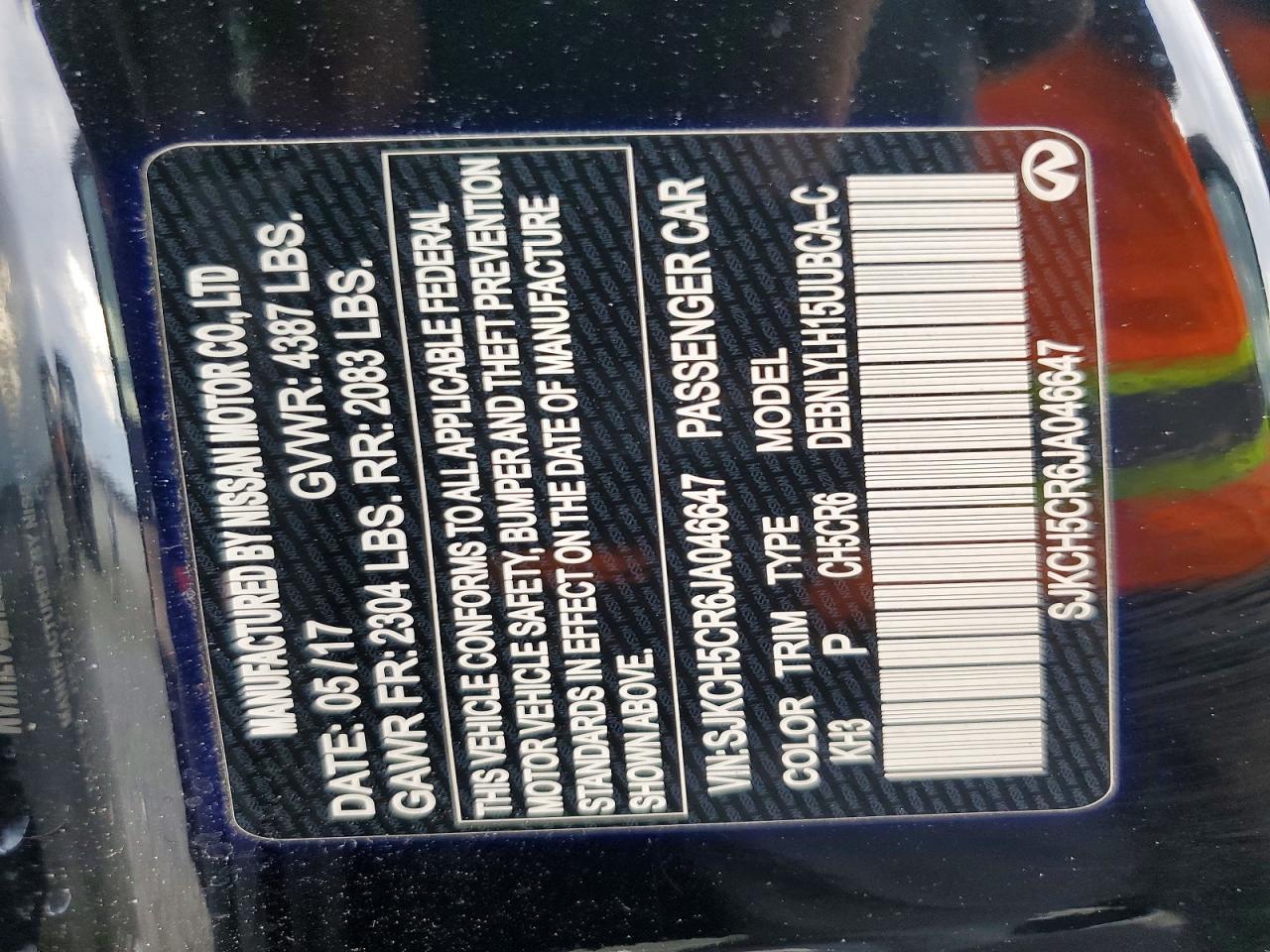 2018 Infiniti Qx30 Base