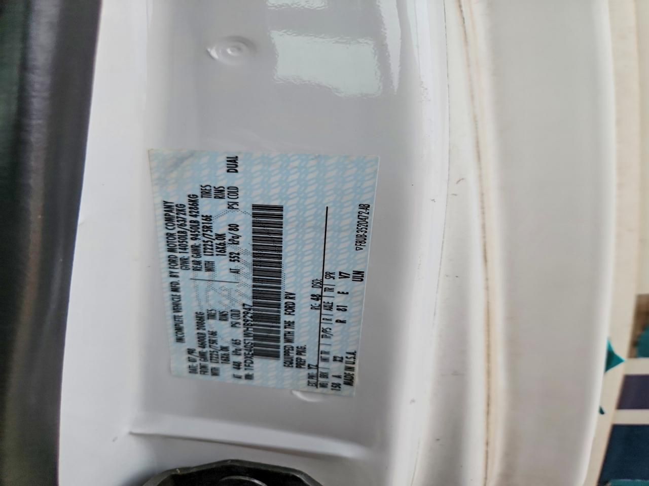 1998 Ford Econoline E450 Super Duty Cutaway Van RV