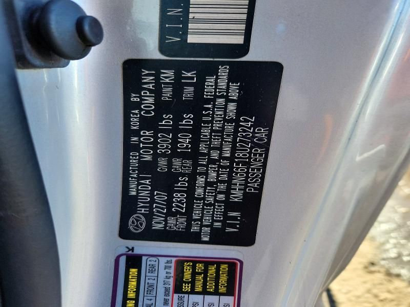 2008 Hyundai Tiburon gt