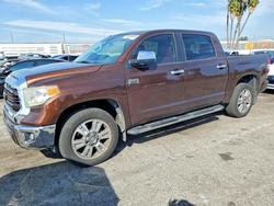Toyota salvage cars for sale: 2014 Toyota Tundra Crewmax Platinum