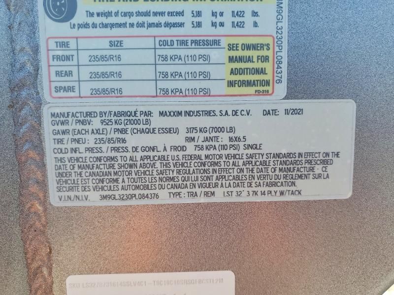 2023 Maxxim Livestock Trailer