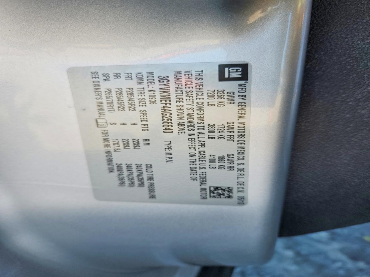 2010 Cadillac Escalade EXT Luxury