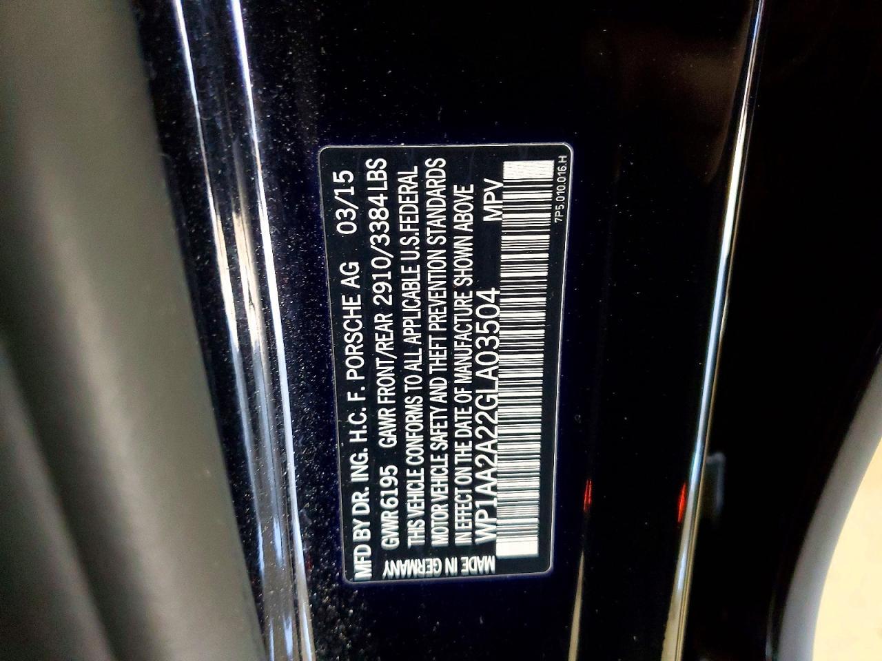 2016 Porsche Cayenne