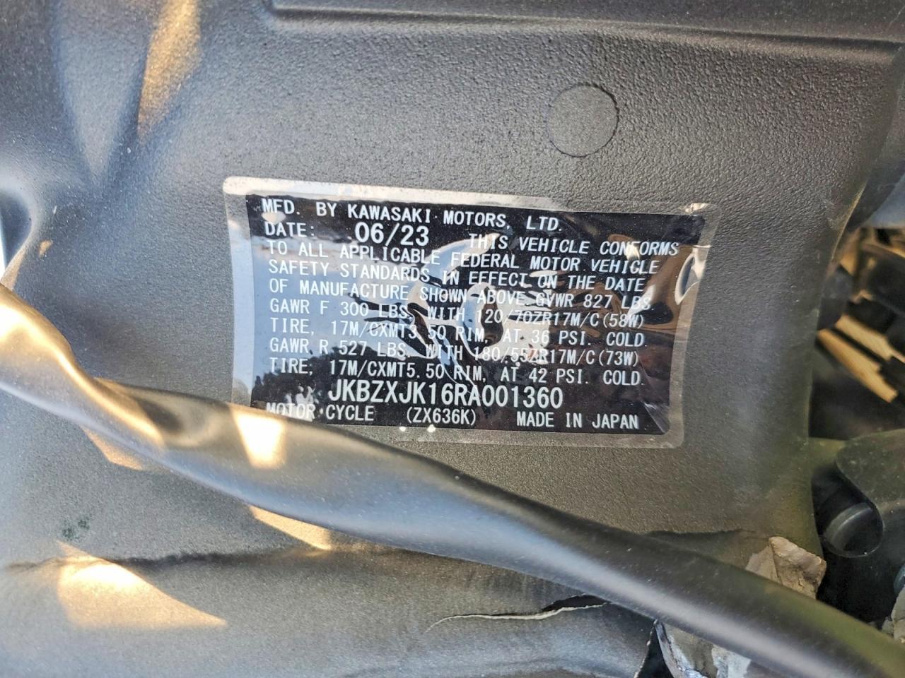 2024 Kawasaki ZX636 K