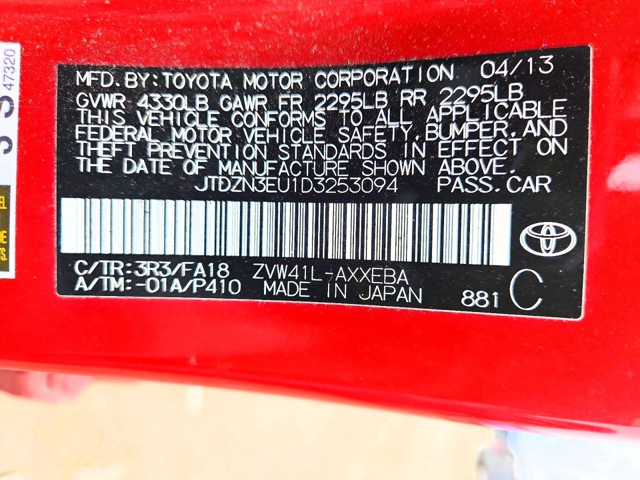 2013 Toyota Prius v