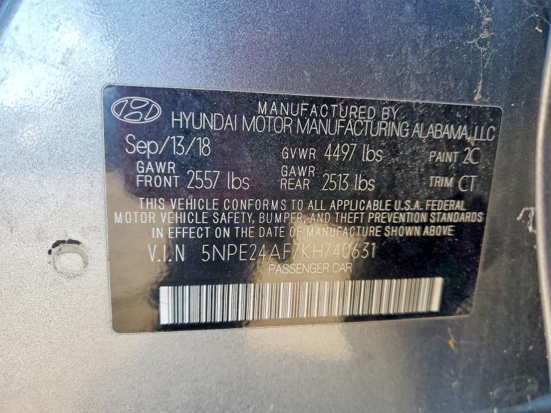 2019 Hyundai Sonata se