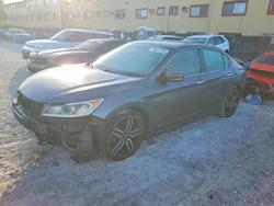 Honda salvage cars for sale: 2017 Honda Accord Sport