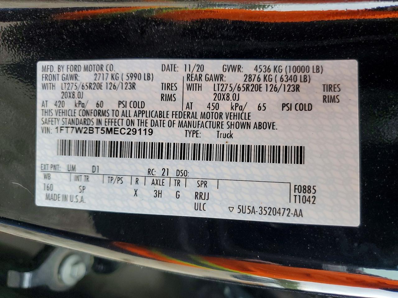 2021 Ford F250 Super Duty