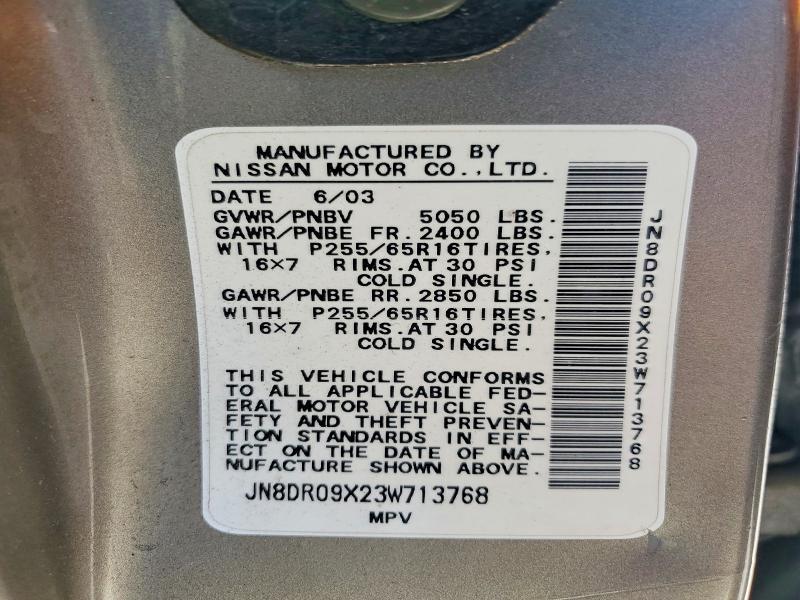 2003 Nissan Pathfinder le