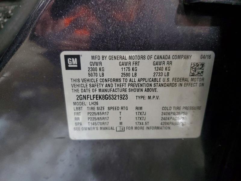 2016 Chevrolet Equinox lt