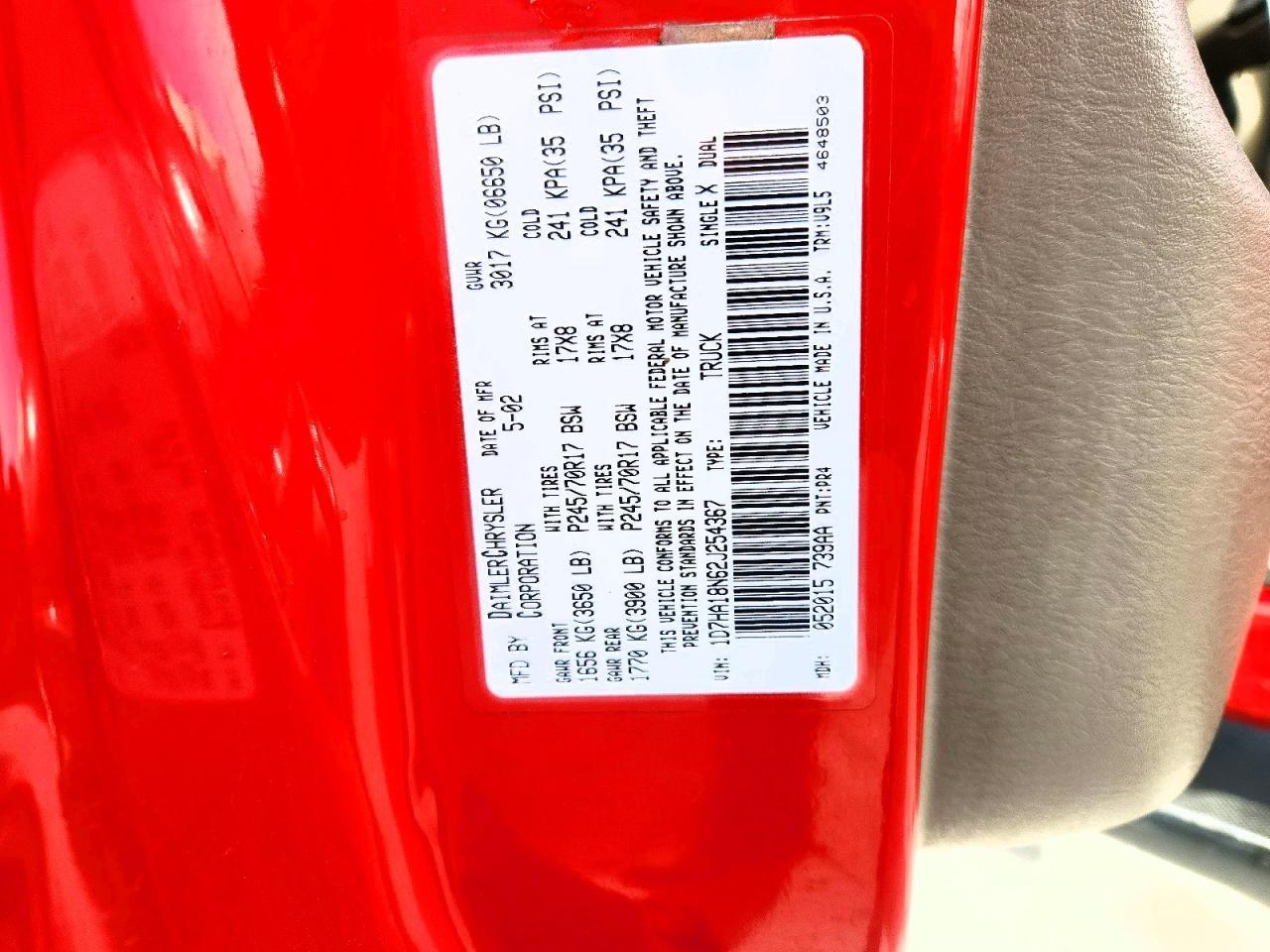 2002 Dodge Ram 1500 slt