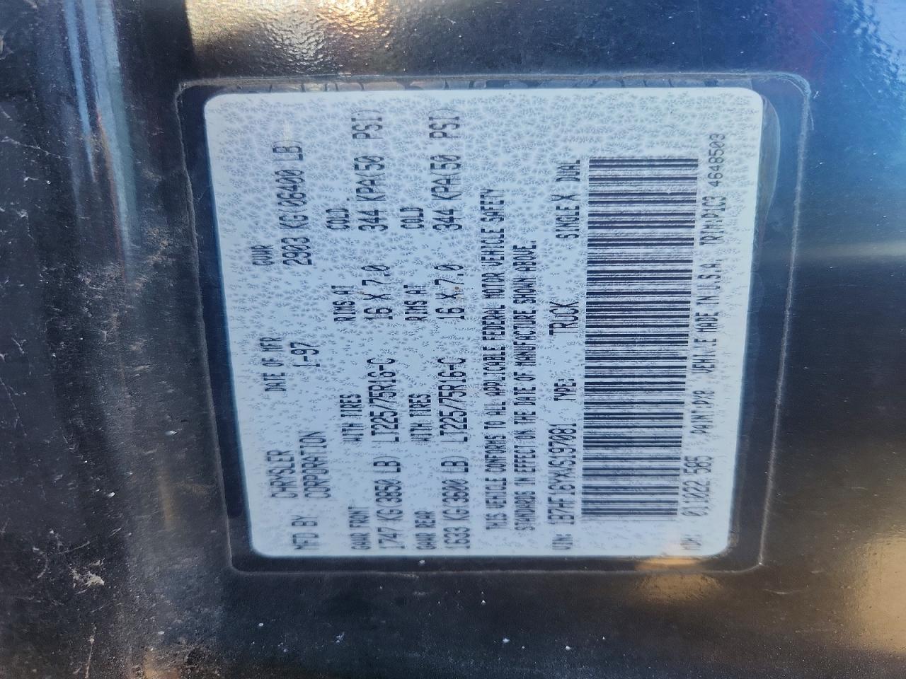 1997 Dodge Ram 1500