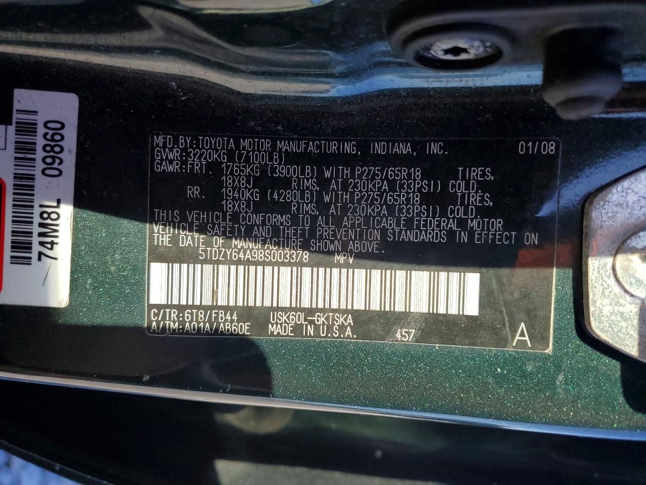 2008 Toyota Sequoia SR5