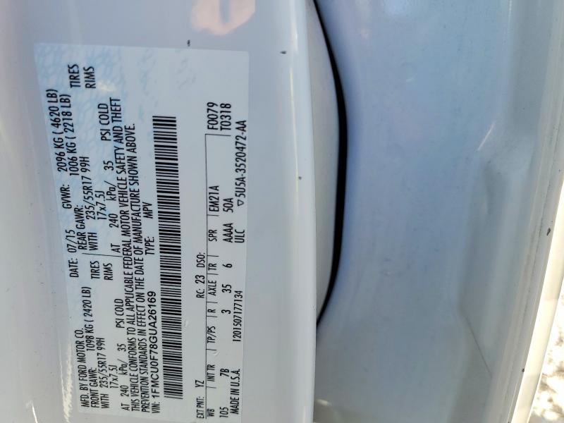 2016 Ford Escape s