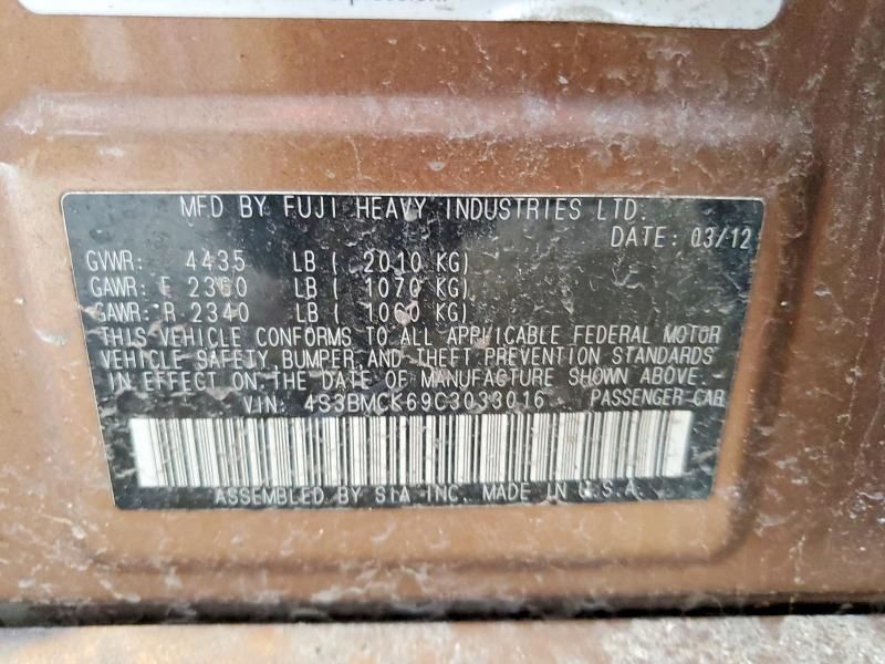 2012 Subaru Legacy 2.5i Limited