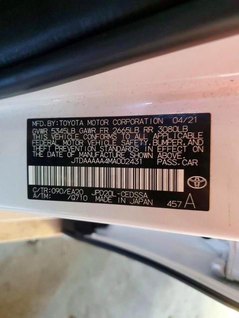 2021 Toyota Mirai xle