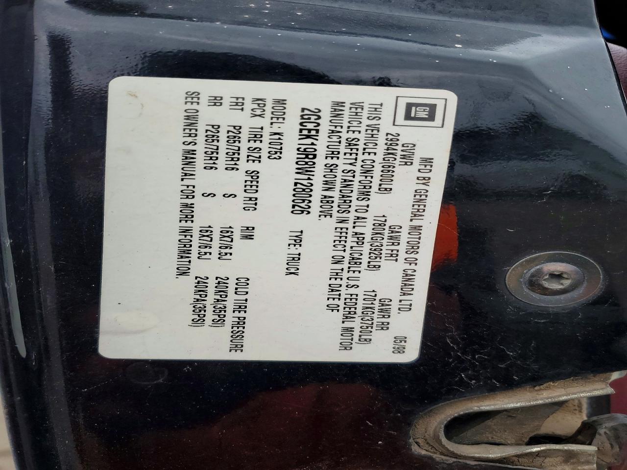 1998 Chevrolet 1500