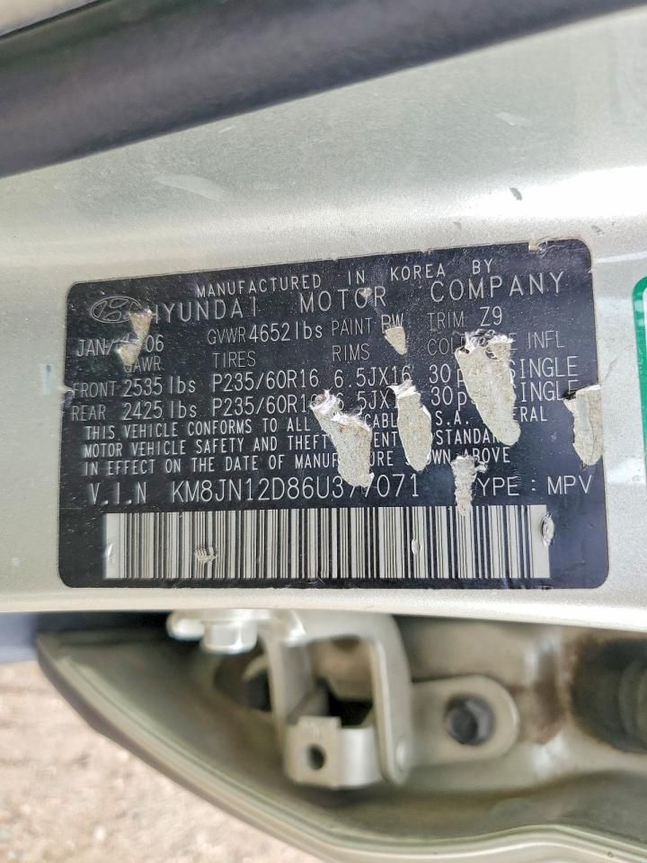 2006 Hyundai Tucson gls