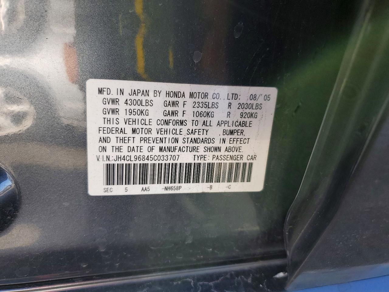 2005 Acura TSX