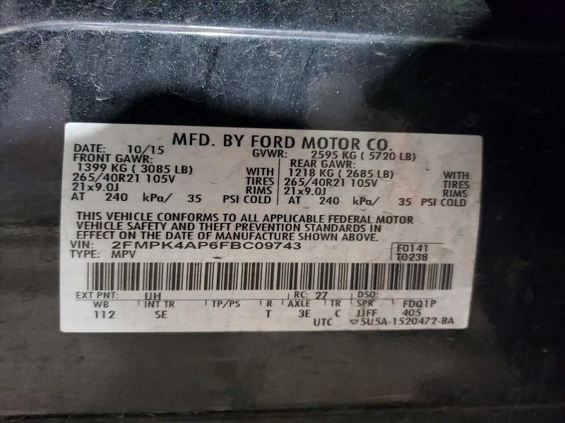 2015 Ford Edge Sport