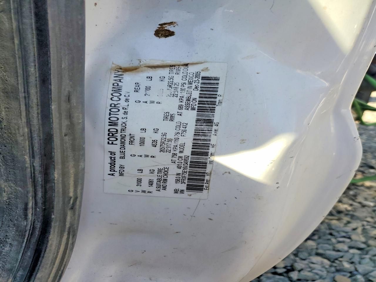 2006 Ford F750 Super Duty Tank Truck