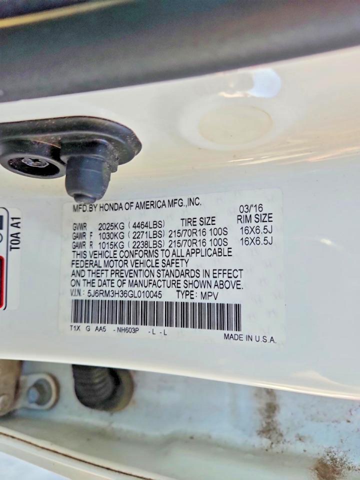 2016 Honda Cr-v lx