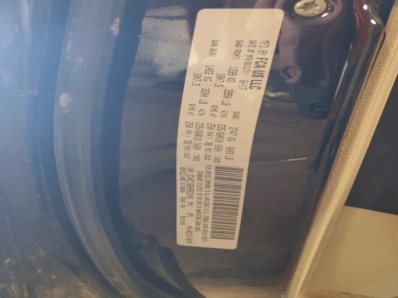 2017 Chrysler Pacifica Touring l