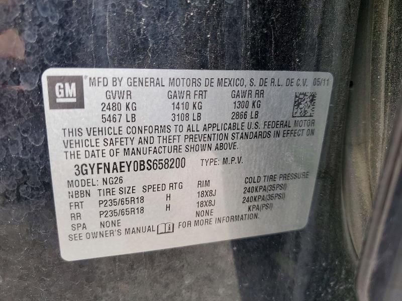 2011 Cadillac Srx Luxury Collection