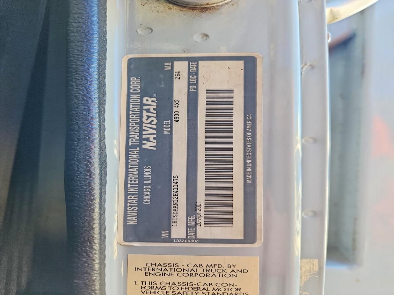 2002 International 4900 Rollback Truck