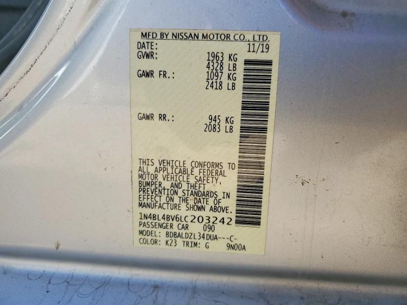 2020 Nissan Altima s