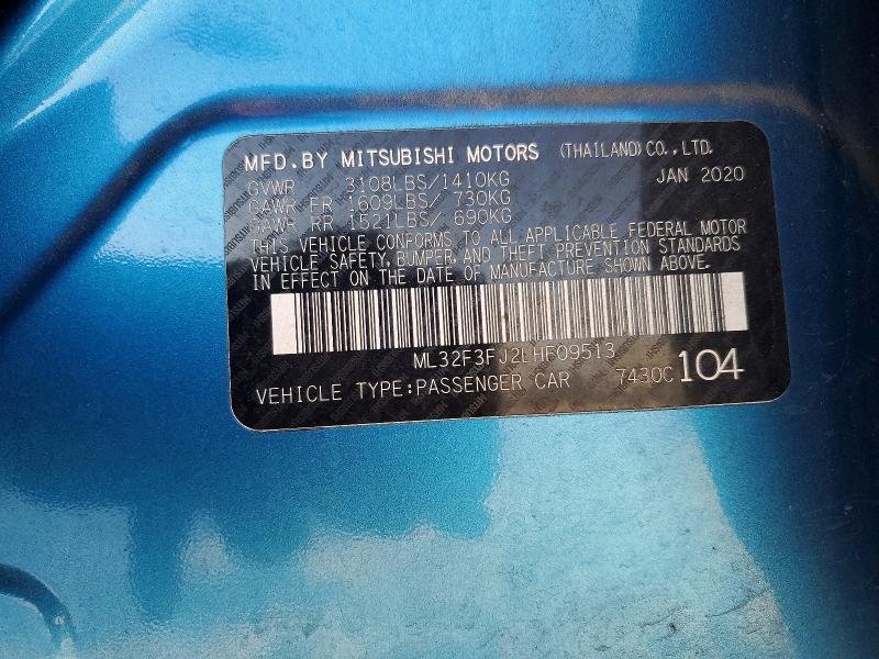 2020 Mitsubishi Mirage G4 es