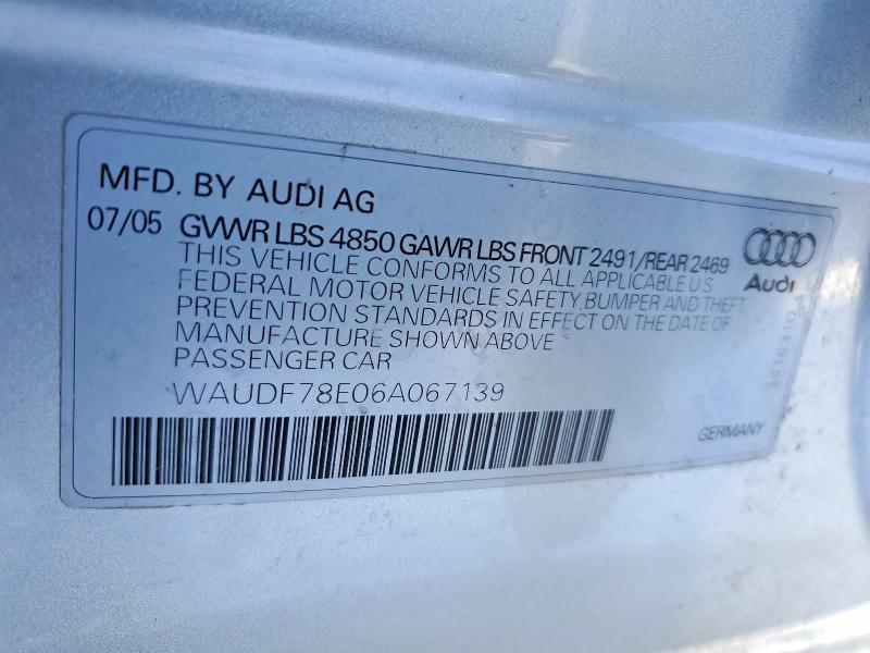 2006 Audi A4 2.0t Quattro