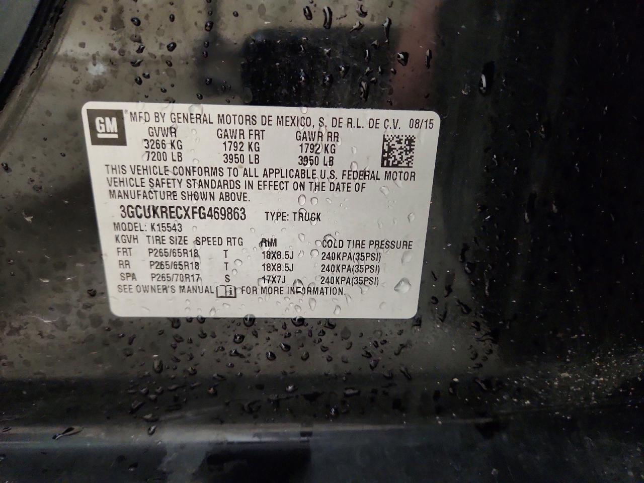 2015 Chevrolet Silverado K1500 LT