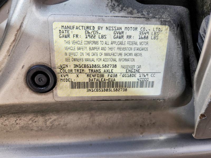 2005 Nissan Sentra 1.8