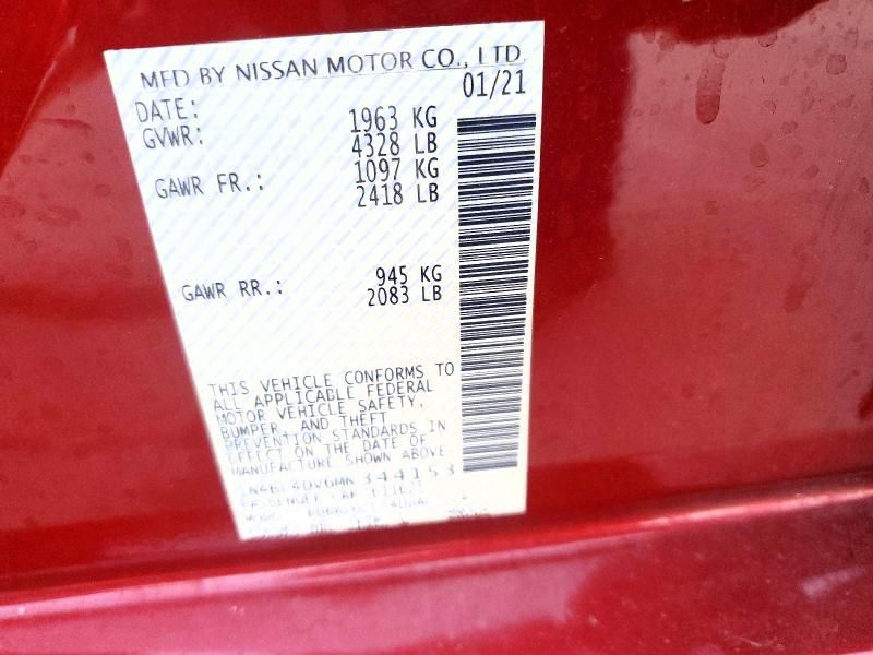 2021 Nissan Altima sv