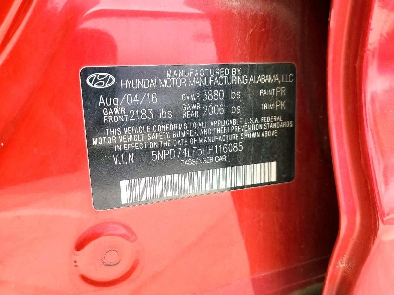 2017 Hyundai Elantra se