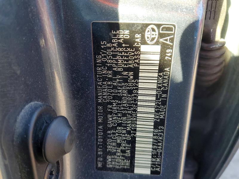 2015 Toyota Corolla l