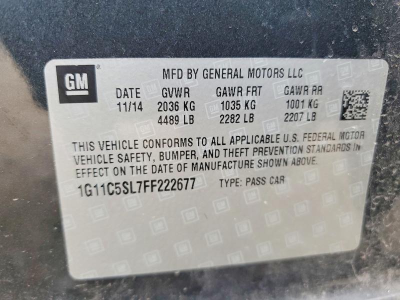2015 Chevrolet Malibu 1LT