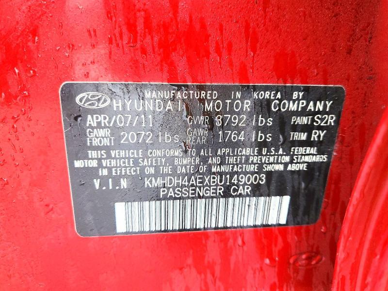 2011 Hyundai Elantra gls