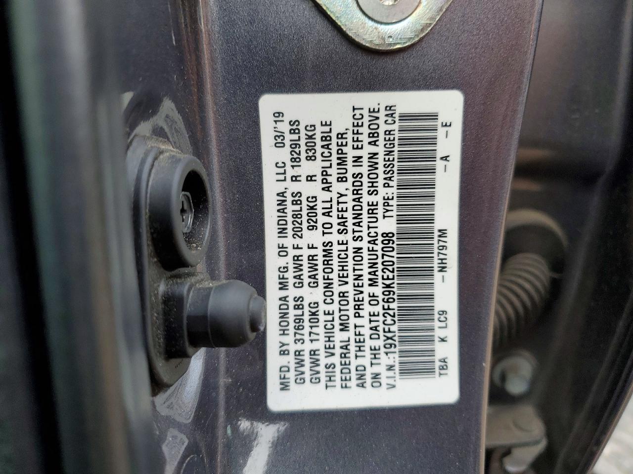 2019 Honda Civic lx